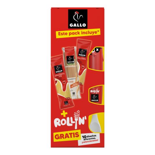 PASTA (SPAG+SPAG INT+TALLA) + ROLLYN GALLO P3 450G/U