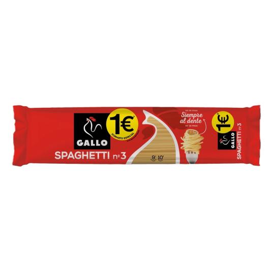 SPAGUETTI Nº3  GALLO 400G