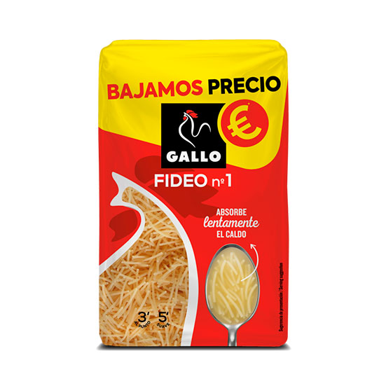 Fideo nº 1 Gallo 400g