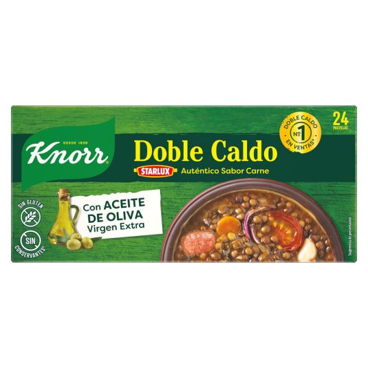 PASTILLA CALDO DOBLE CARNE KNORR 24U