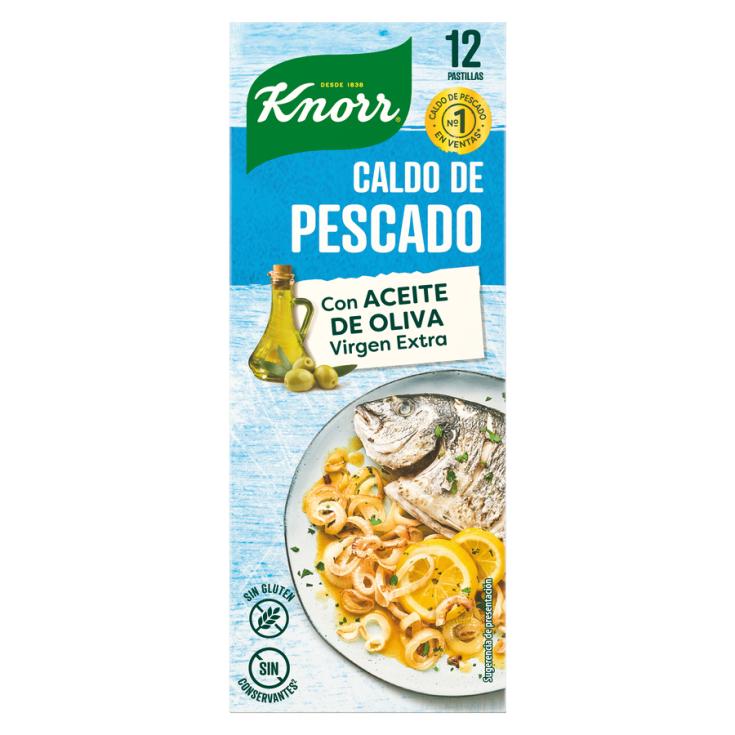 PASTILLA CALDO PESCADO KNORR 12U