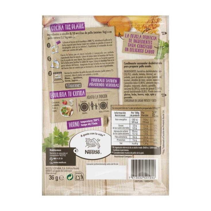 SAZONADOR AL HORNO POLLO MAGGI 36G