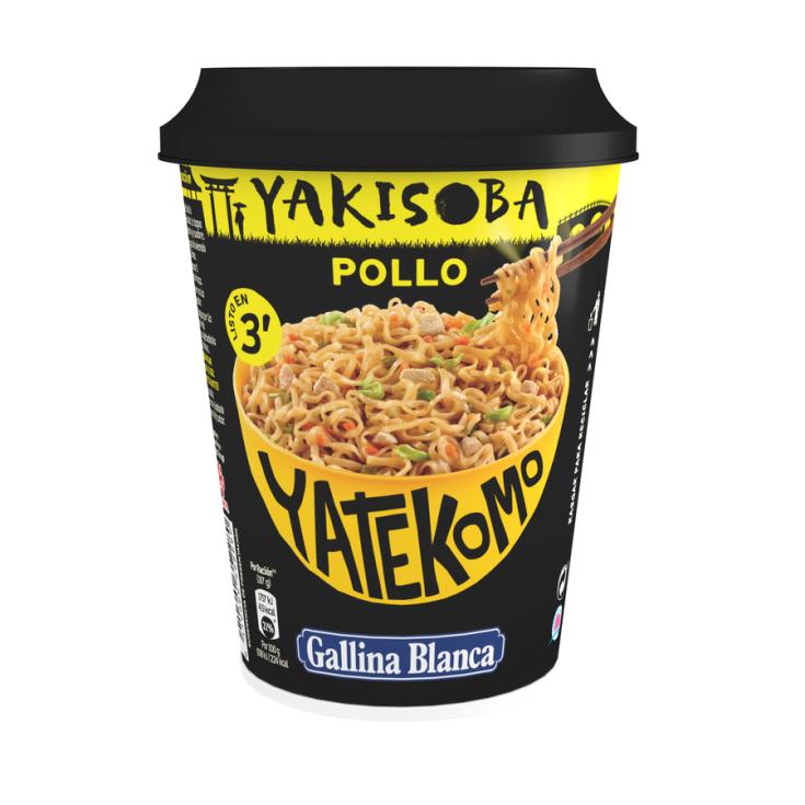 FIDEOS ORIENTALES POLLO  VASO YATEKOMO YAKISOBA 93G