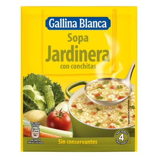 SOPA SOBRE JARDINERA GALLINA BLANCA 77G