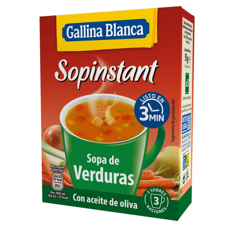 SOPA INSTANTÁNEA VERDURAS SOPINSTANT 51G