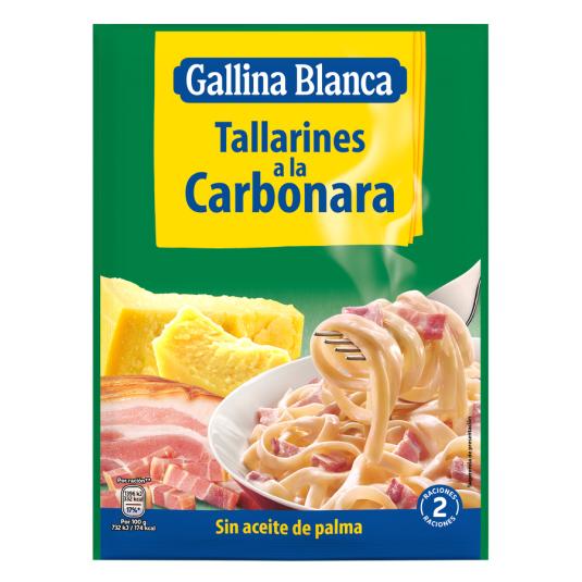 TALLARINES CARBONARAA GALLINA BLANCA 145G