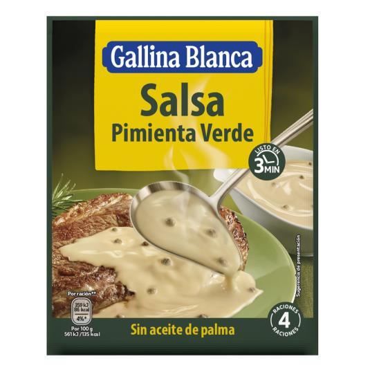 SALSA TERNERA PIMIENTA VERDE GALLINA BLANCA 50G