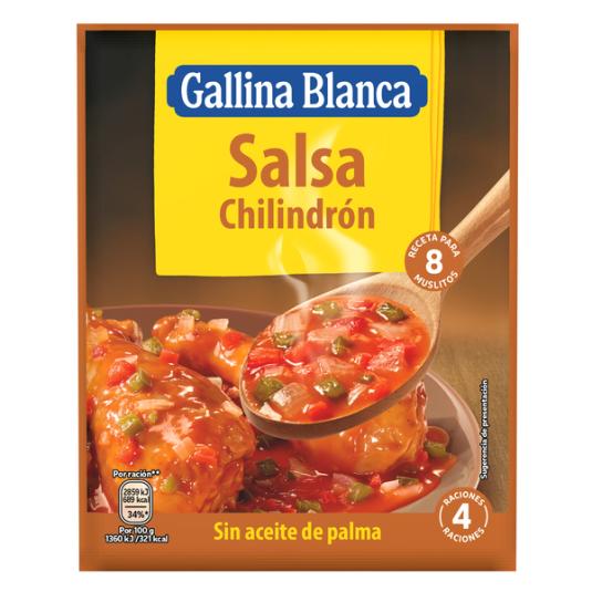 SALSA POLLO CHILINDRÓN GALLINA BLANCA 39G