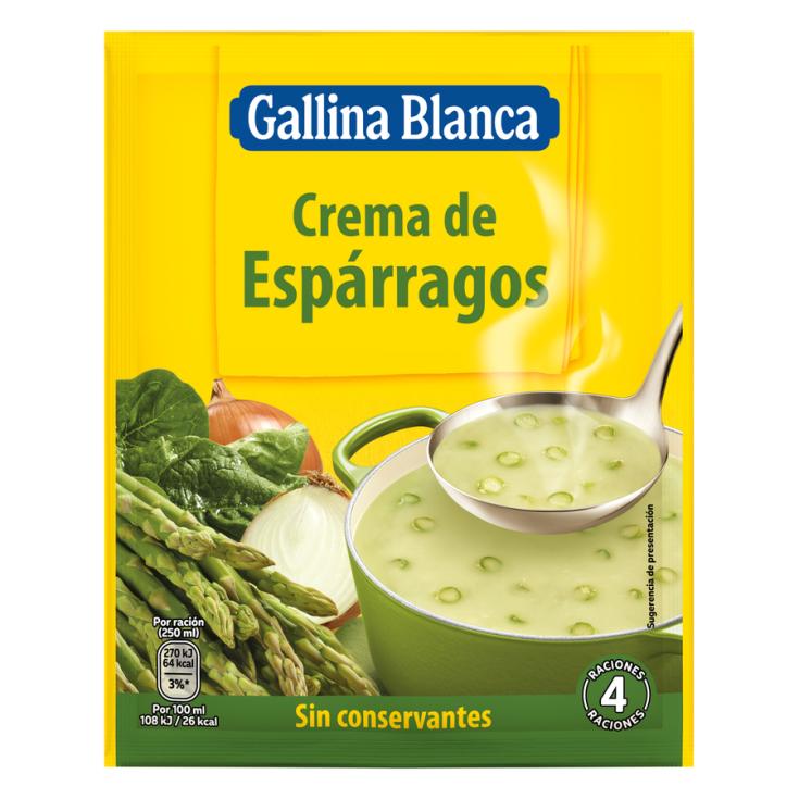 CREMA SOBRE ESPÁRRAGOS GALLINA BLANCA 85G