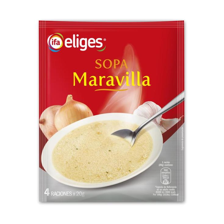 SOPA SOBRE MARAVILLA IFA ELIGES 80G