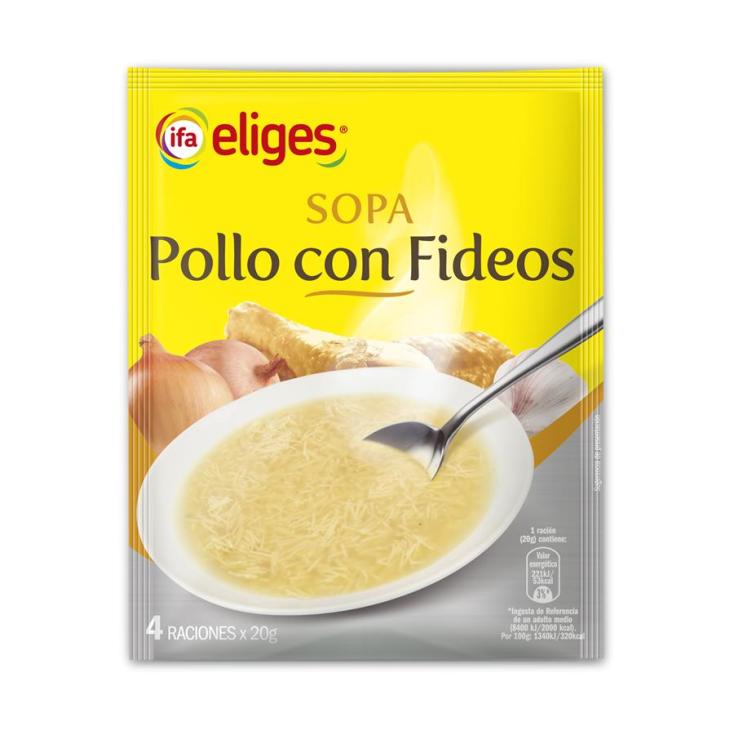 SOPA SOBRE POLLO IFA ELIGES 80G