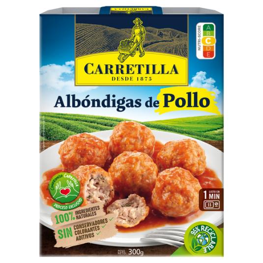 ALBONDIGAS DE POLLO CARRETILLA 300G