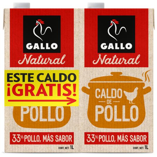 CALDO POLLO BRICK GALLO P2 1L/U