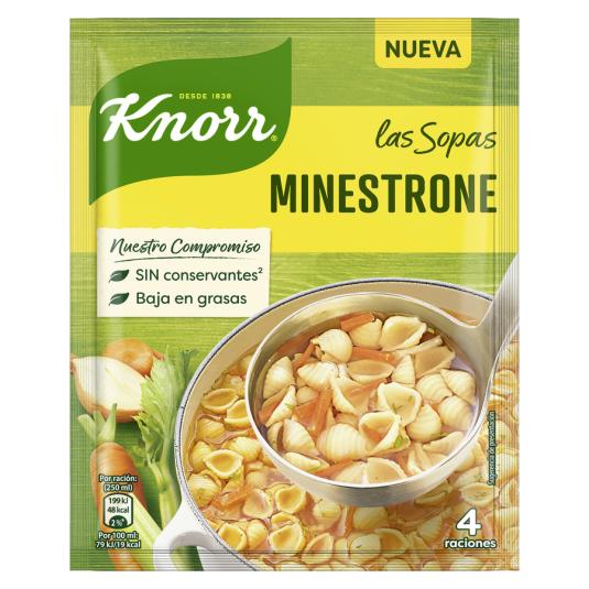 SOPA SOBRE MINESTRONE KNORR 76G