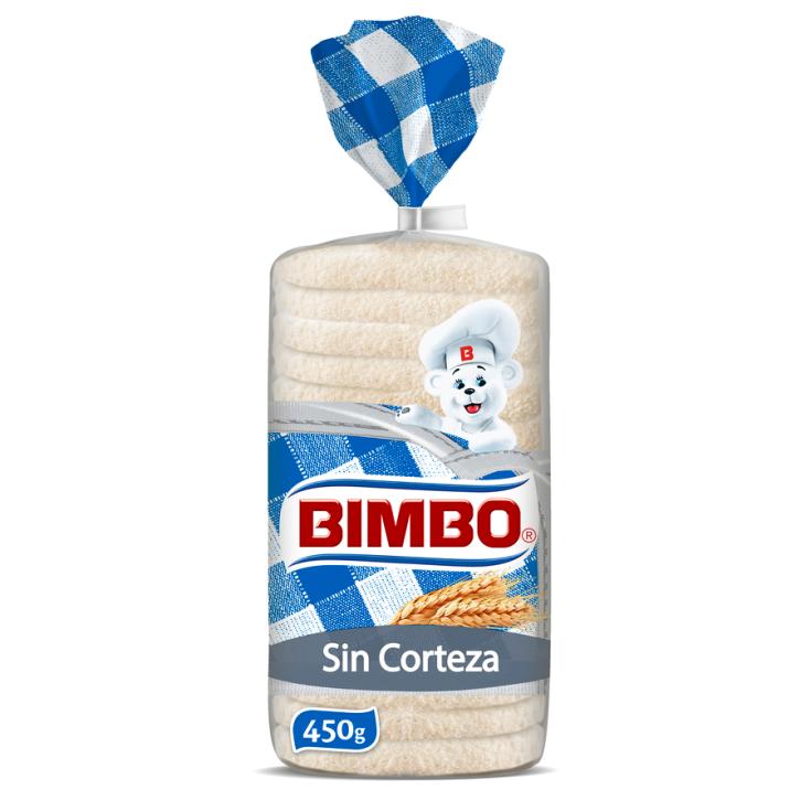 PAN DE MOLDE S/CORTEZA BIMBO 450G