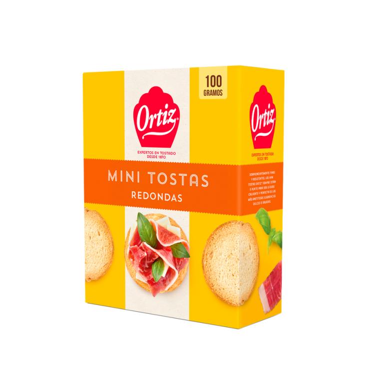 MINI TOSTA REDONDA ORTIZ 100G