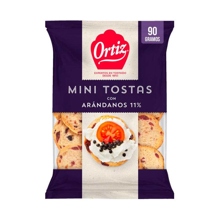 MINI TOSTA ARÁNDANO ORTIZ 100G