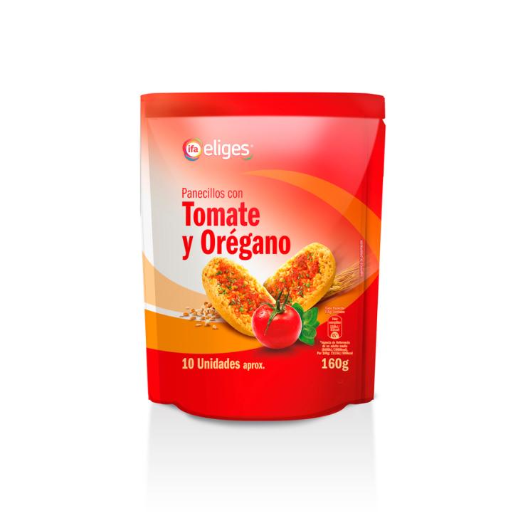 PANECILLO TOSTADO TOMATE/OREGANO IFA ELIGES 160G