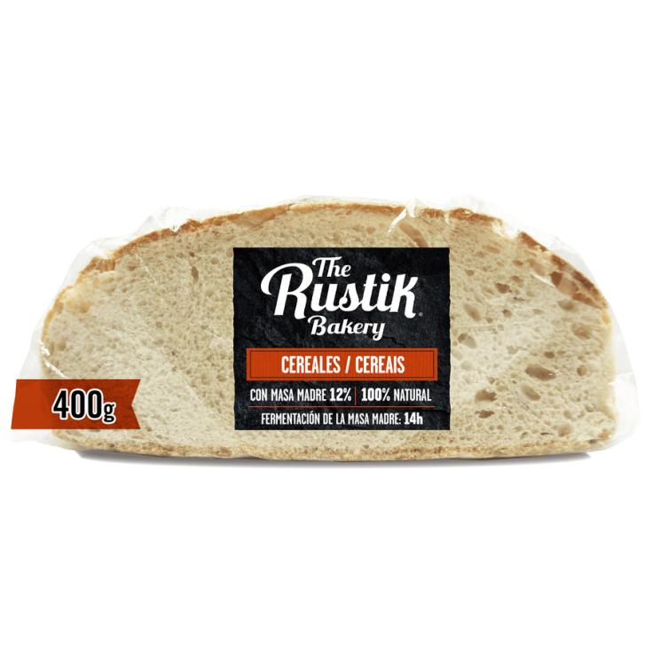 PAN HOGAZA MASA MADRE CEREALES THE RUSTIK BAKERY 400G