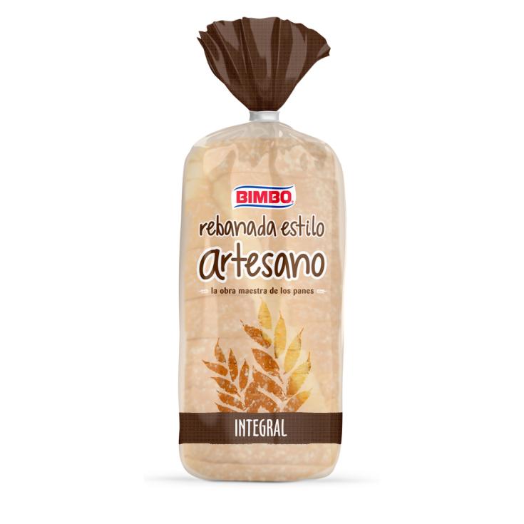 Bimbo - Pan de molde Integral con Corteza Natural 100%, sin Aditivos,  Conservantes ni Azúcares añadidos 16 rebanadas - 450 g : :  Alimentación y bebidas