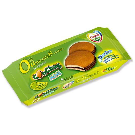 CONCHA MINI S/AZÚCAR 0% CODAN 145G