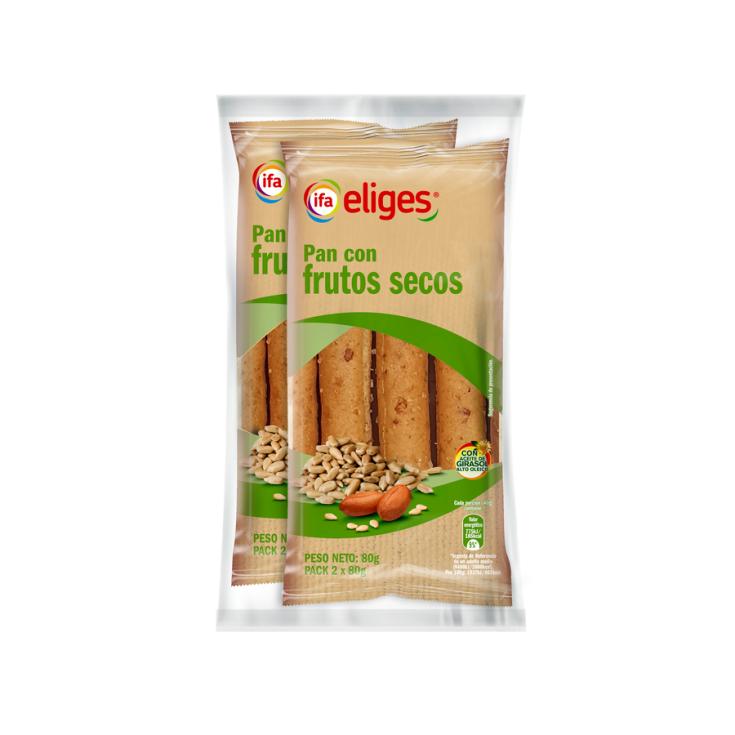 PAN FRUTOS SECOS IFA ELIGES 2X80G