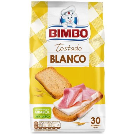 PAN TOSTADO BLANCO BIMBO P30 270G