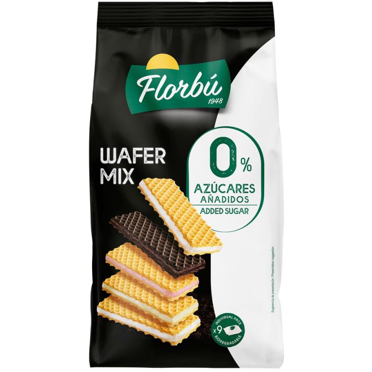 WAFER MIX 0% C/EDULC FLORBU 6U 270G