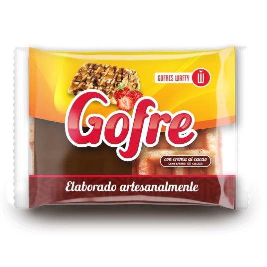 GOFRE C/CHOCOLATE WAFFY 140G