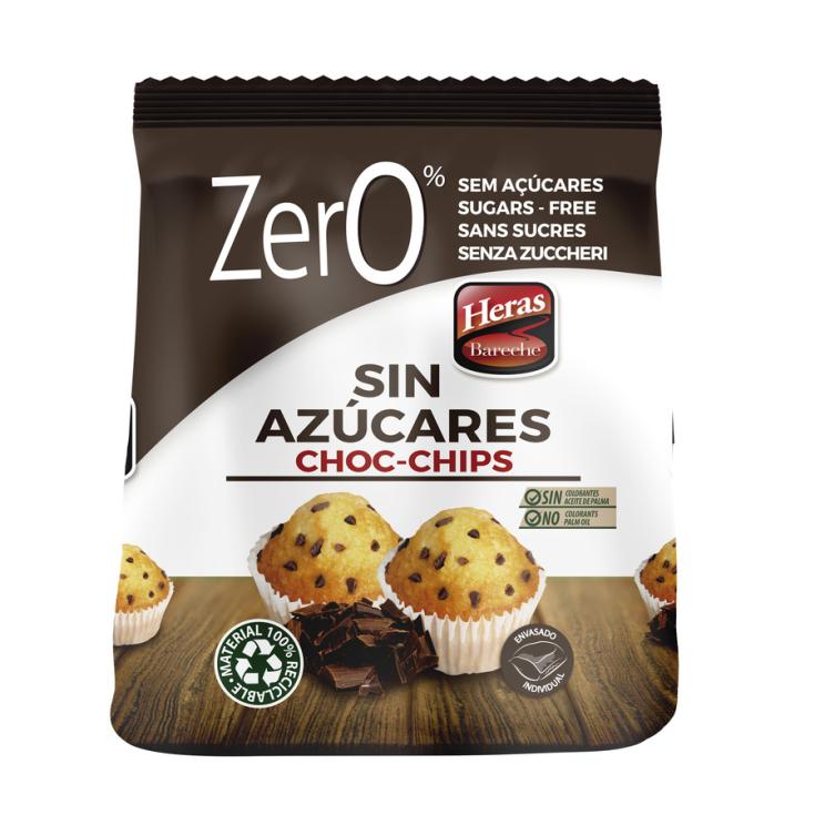 MUFFINS CHOCO CHIPS S/AZUCAR HERAS P7 225G