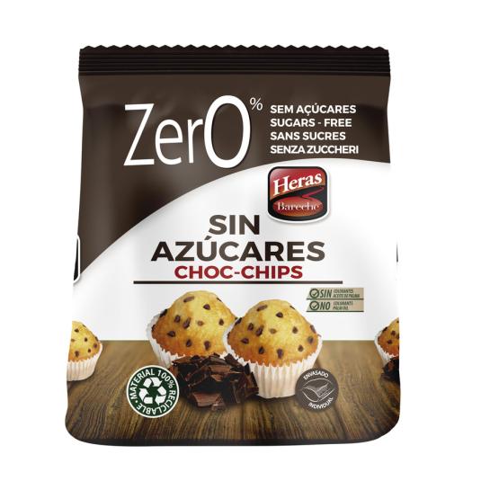 MUFFINS CHOCO CHIPS S/AZUCAR HERAS P7 225G