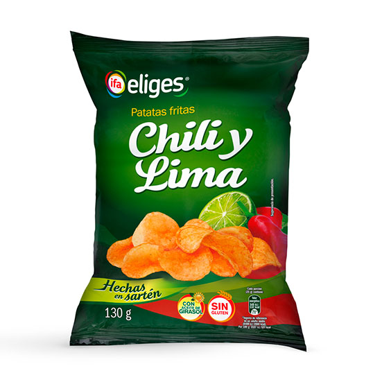PATATAS FRITAS CHILLI LIMA IFA ELIGES 130G