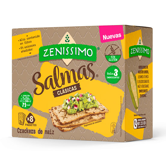 CRACKER MAIZ  ZENISSIMO P8 144G
