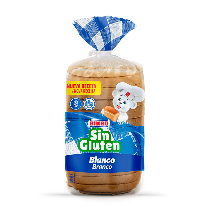 PAN DE MOLDE S/GLUTEN S/LACTOSA BIMBO 375G