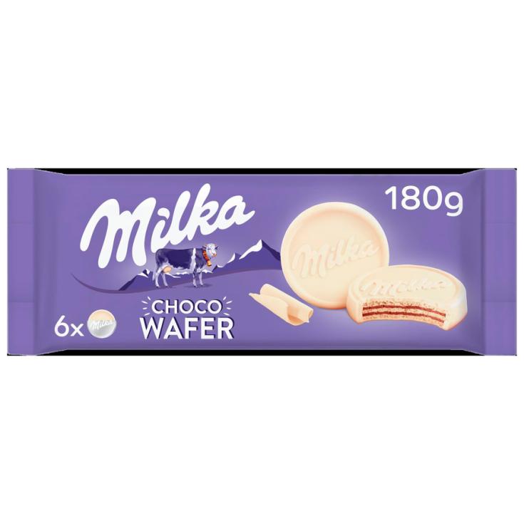 GALL.MILKA CHWAFER WHITE LU 180 WHITE MILKA 180G