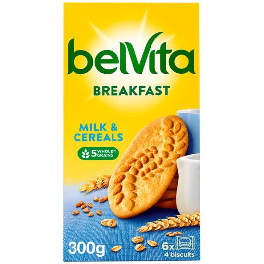 GALLETA LECHE CEREALES FONTANEDA BELVITA 300G