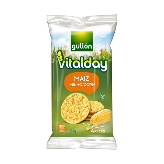 TORTITA DE MAIZ VITALDAY GULLON 108G