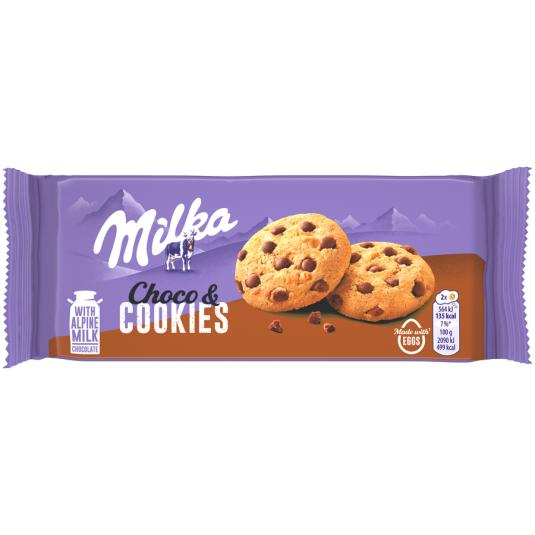 GALLETA C/PEPITAS CHOCOLATE MILKA 135G