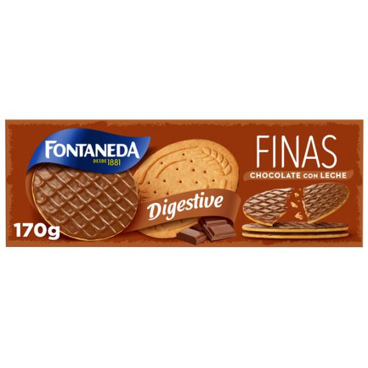 GALLETA FINA CHOCOLATE LECHE FONTANEDA 170G