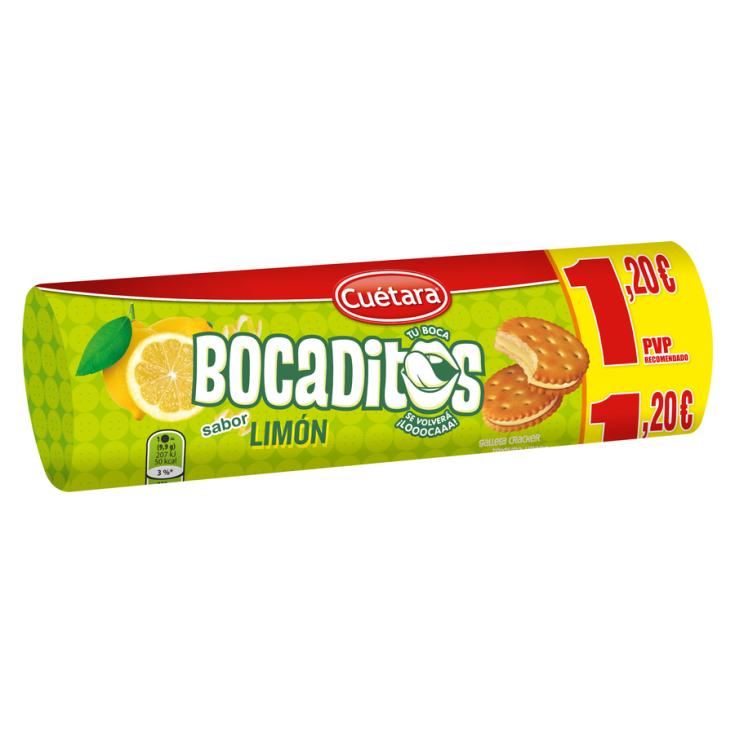 GALLETA RELLENA BOCADITOS LIMON CUETARA 150G