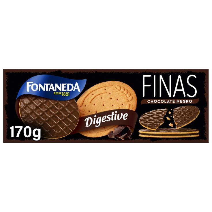 GALLETA DIGESTIVE FINA CHOCOLATE FONTANEDA 170G