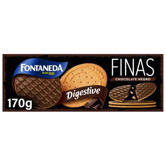 GALLETA DIGESTIVE FINA CHOCOLATE FONTANEDA 170G