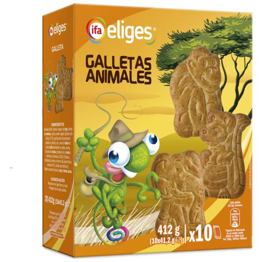 GALLETA ANIMALITOS IFA ELIGES P8 330G