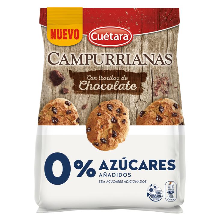 GALLETAS 0% CAMPURRIANAS PEPITAS CUETARA 200G