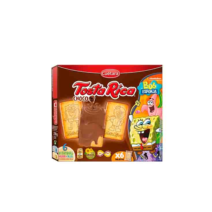 GALLETA TOSTA RICA CHOCOLATE CUETARA 210G