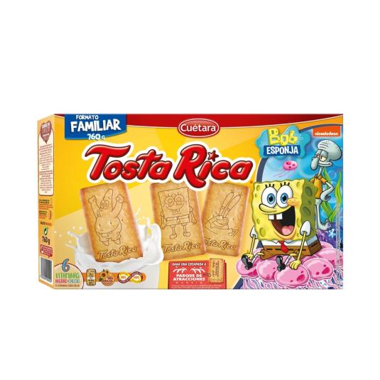 GALLETA TOSTARICA CUETARA 760G