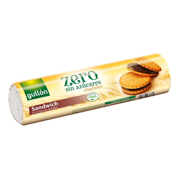 GALLETA SANDWICH RELLENA CHOCOLATE ZERO GULLÓN 250G