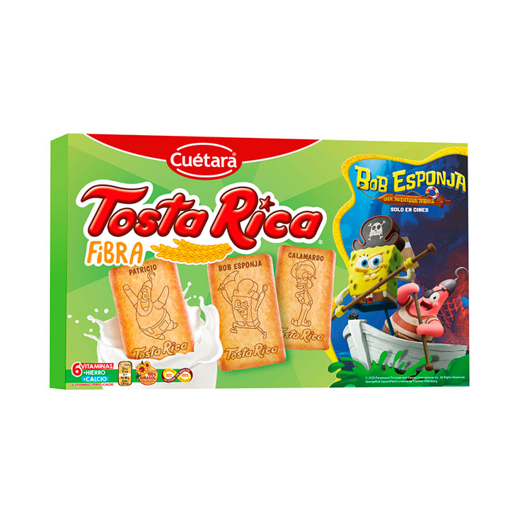 GALLETA TOSTARICA FIBRA CUETARA 760G