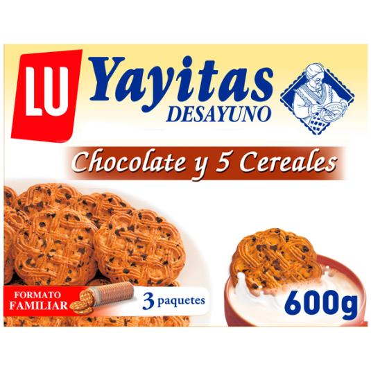 GALLETA RELIEVE 5 CEREALES YAYITAS 600G