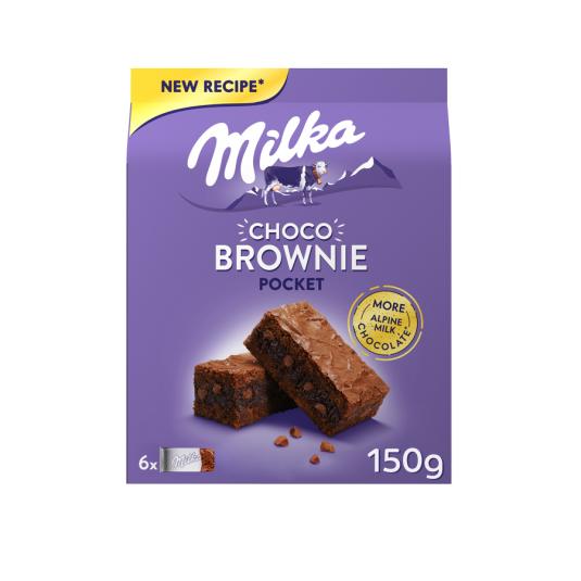 BIZCOCHO BROWNIE MILKA P6 150G